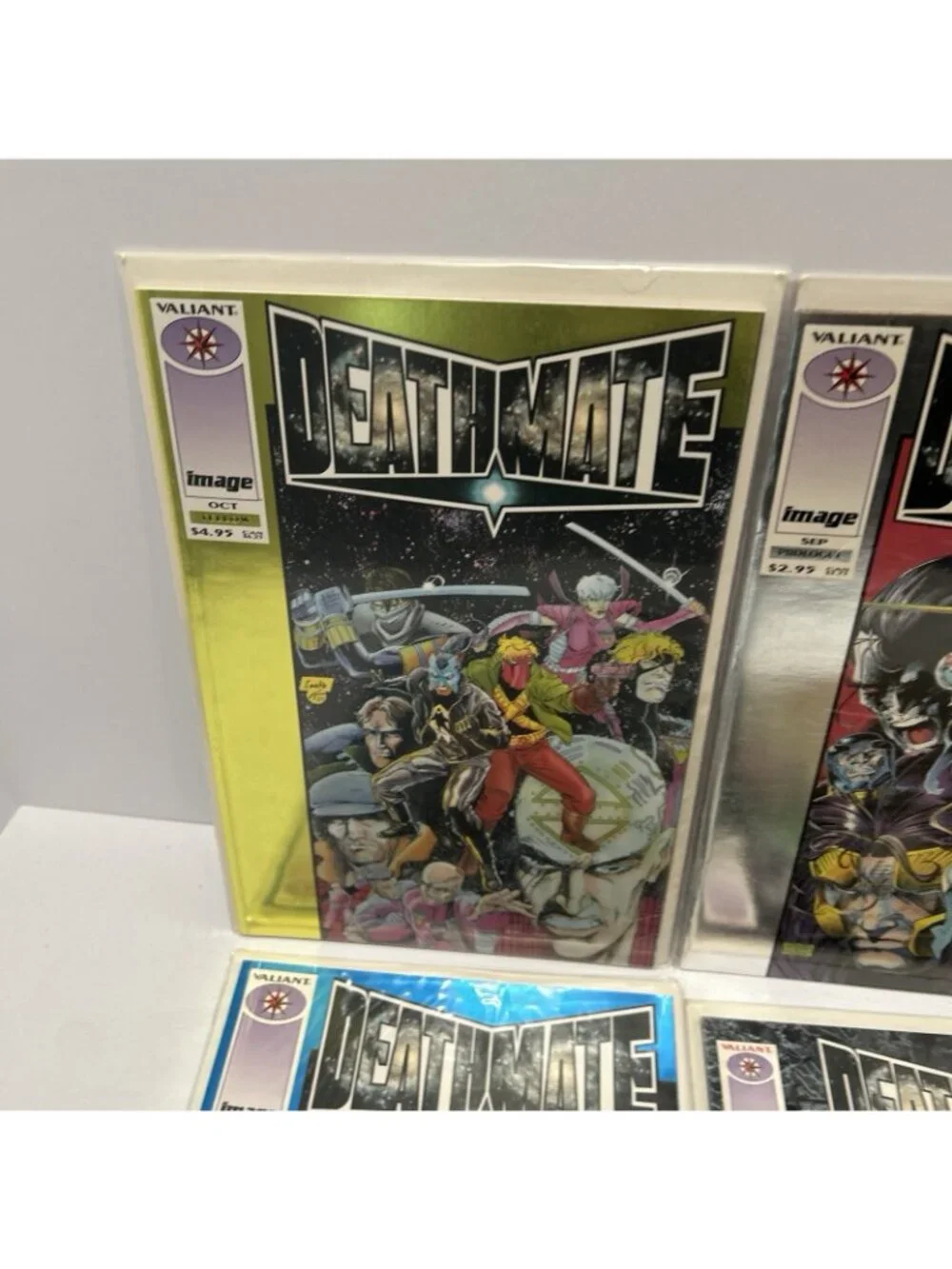 Valiant: Deathmate: Silver, Black, Blue, Yellow (1993) Bagged and Boarded Comic